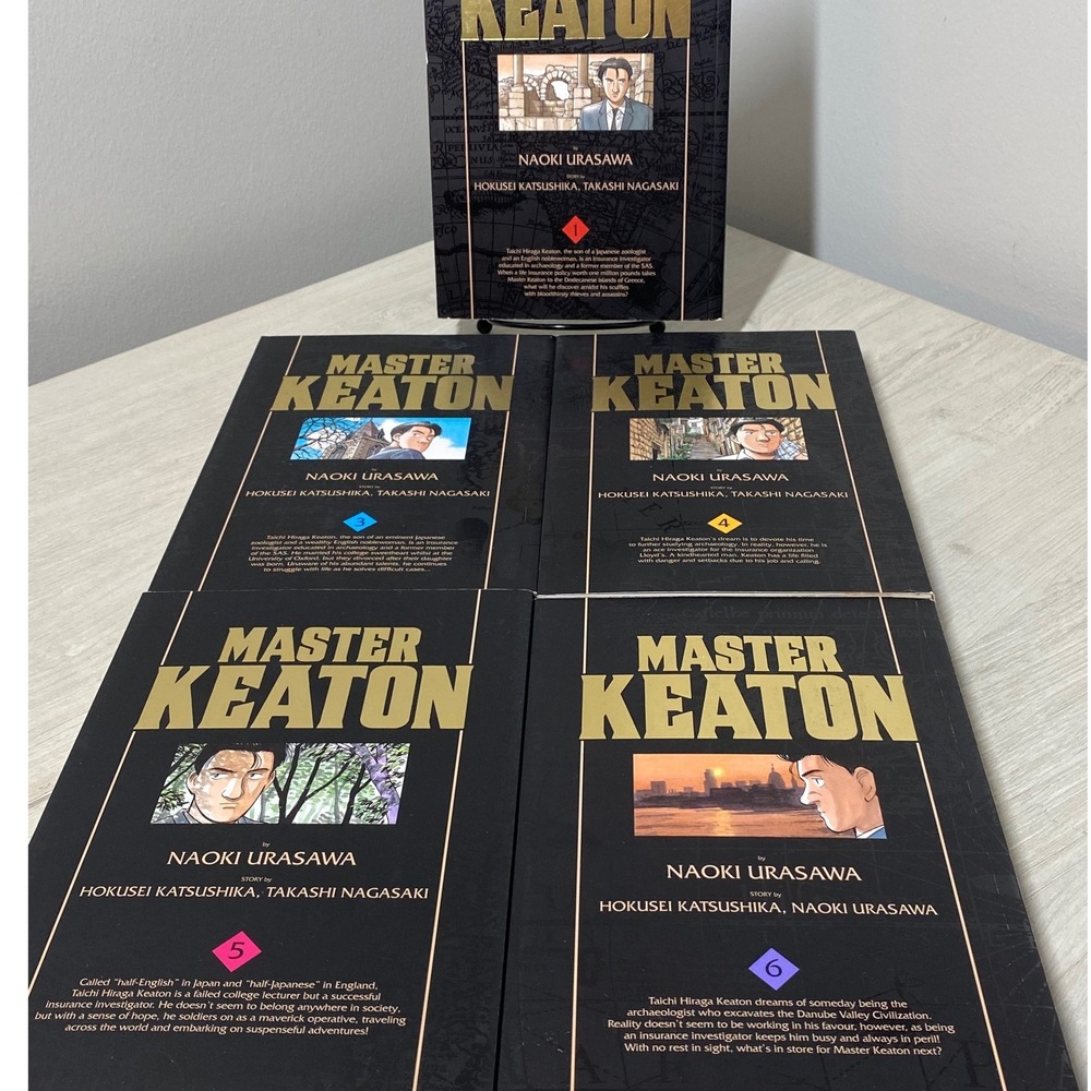 Master Keaton The Perfect Edition Manga Lot Vols 1 3 4 5 6 Naoki Urasawa Viz